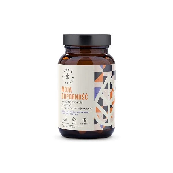 Aura Herbals, Moja Odporność Naturalny Kompleks, 60 kapsułek