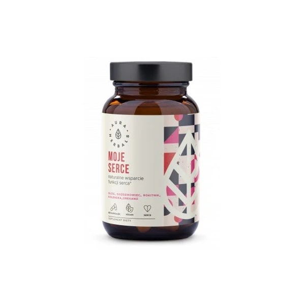 Aura Herbals, Moje Serce, Wsparcie Funkcji Serca, 60 kapsułek