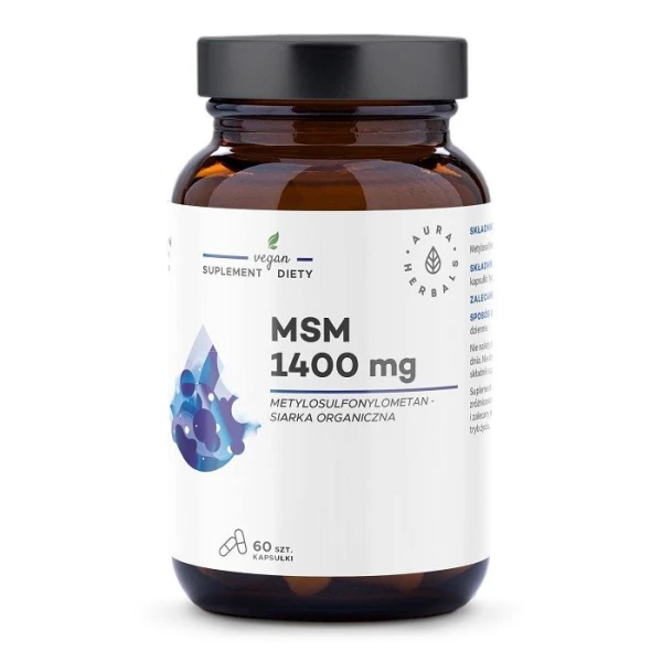 Aura Herbals, MSM, 60 kapsułek