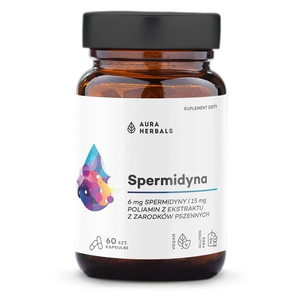 Aura Herbals, Spermidyna, 60 kapsułek