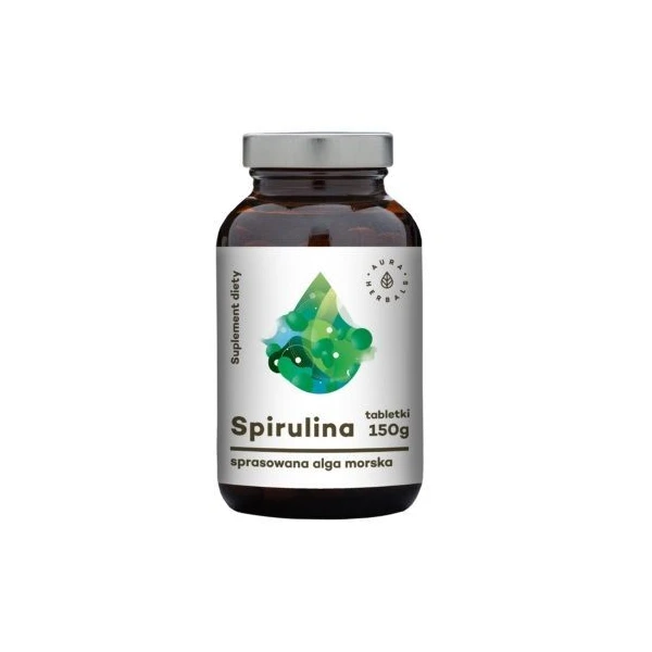 Aura Herbals, Spirulina, 600 tabletek