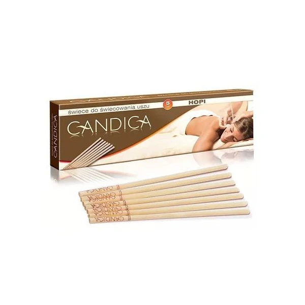 Aura Herbals, świece do świecowania uszu, Hopi Candica, 5 par