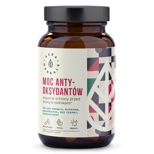 Aura Herbals, Moc Antyoksydantów, 60 kapsułek