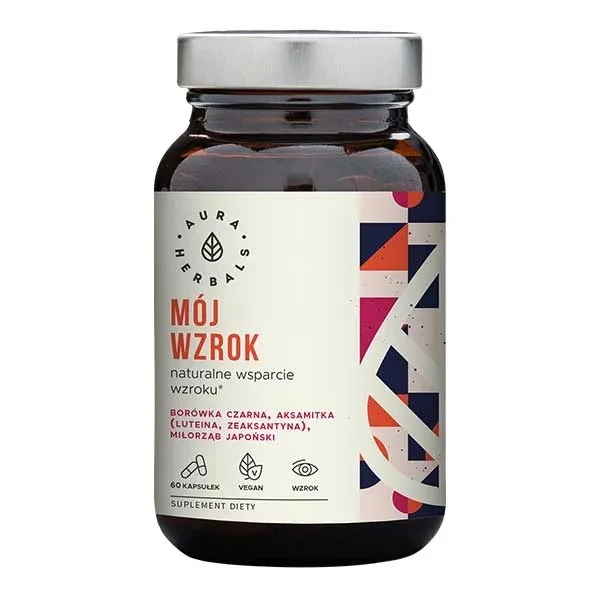 Aura Herbals, Mój Wzrok, Naturalne Wsparcie Wzroku, 60 kapsułek