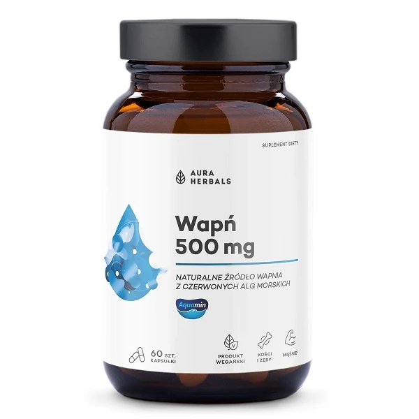 Aura Herbals, Wapń, 60 kapsułek