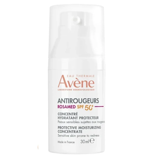 Avene Antirougeurs Rosamed, koncentrat nawilżająco-ochronny, SPF 50+, 30ml