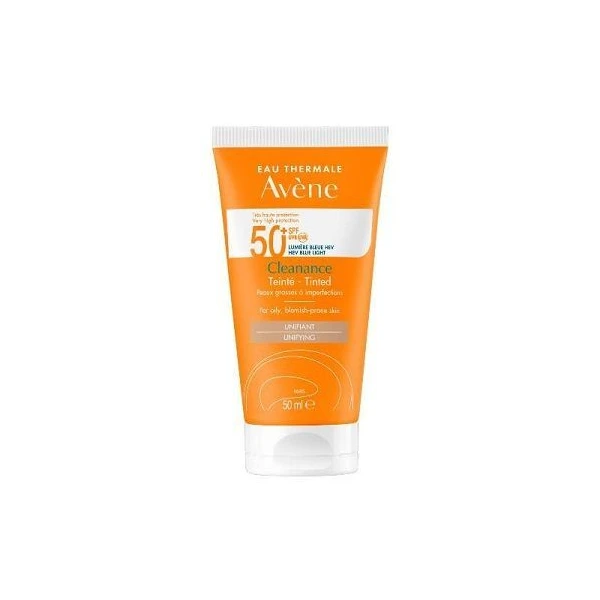 Avene Cleanance, krem ochronny, koloryzujący SPF 50+, skóra tłusta, skłonna do niedoskonałości, 50ml