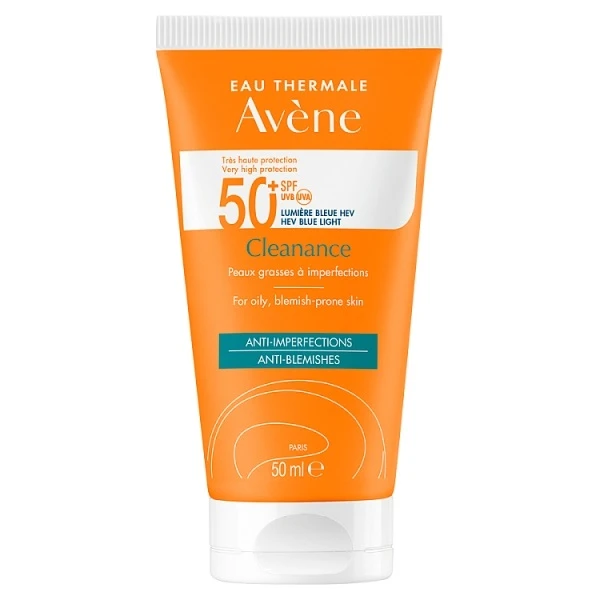 Avene Cleanance, krem ochronny, ultralekki, SPF 50+, skóra tłusta, skłonna do niedoskonałości, 50ml