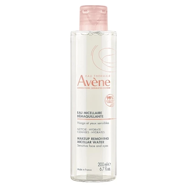 Avene, płyn micelarny, skóra wrażliwa twarzy i oczu, 200ml