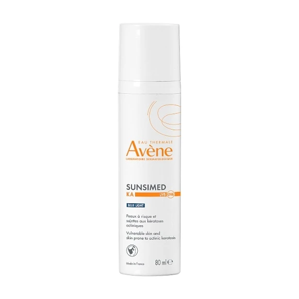 Avene Sunsimed KA, bardzo wysoka ochrona dla skóry wrażliwej i skłonnej do rogowacenia słonecznego, SPF 50+, 80ml