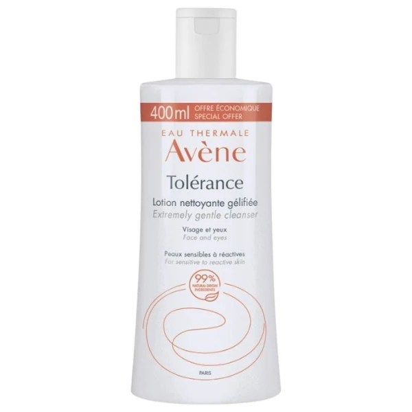 Avene Tolerance, mleczko oczyszczające do demakijażu, do skóry wrażliwej i reaktywnej, 400ml