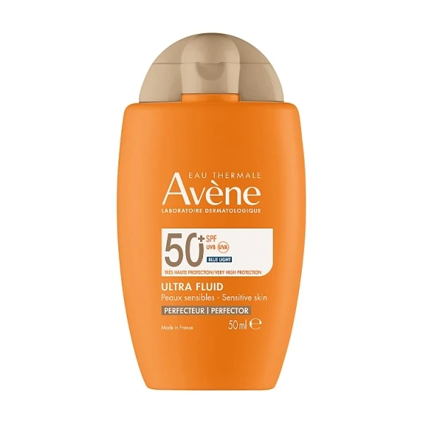 Avene Ultra Fluid Perfector Nude, bardzo wysoka ochrona, do skóry wrażliwej, SPF 50+, 50ml