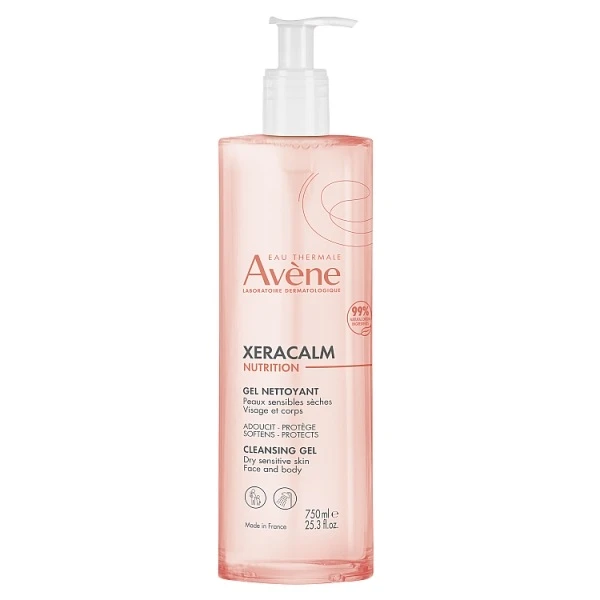 Avene XeraCalm Nutrition, żel oczyszczający pod prysznic, 750ml