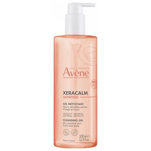 Avene XeraCalm Nutrition, żel oczyszczający pod prysznic, 500ml