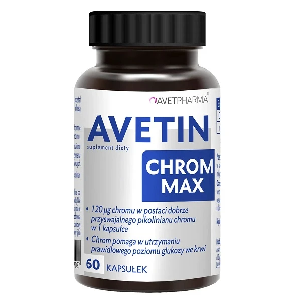 Avetin Chrom Max, 60 kapsułek