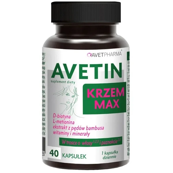 [DATA - 2027-02-28] Avetin Krzem Max, 40 kapsułek