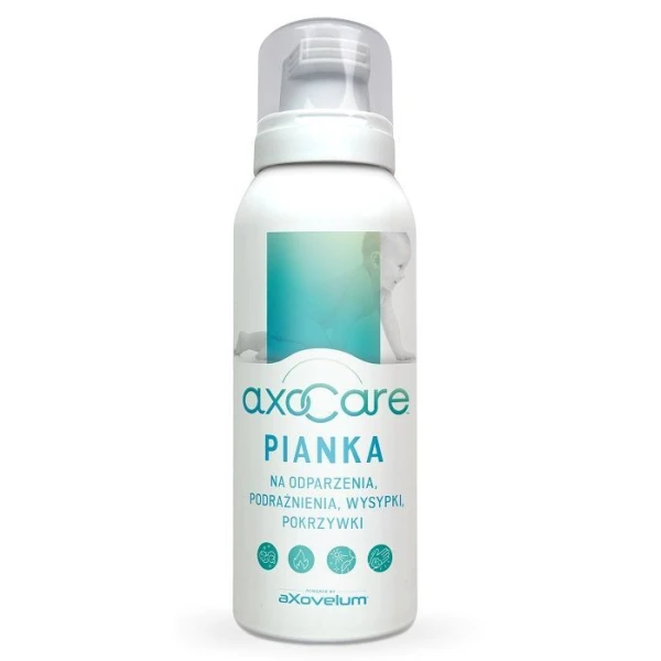 [DATA - 2026-10-31] AxoCare, pianka na odparzenia, podrażnienia, wysypki i pokrzywki, 85ml