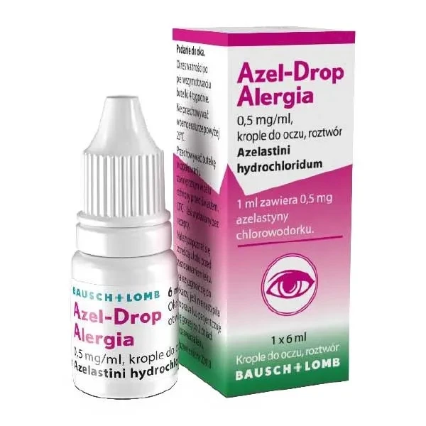Azel-Drop Alergia 0,5mg/ml, krople do oczu, 6ml