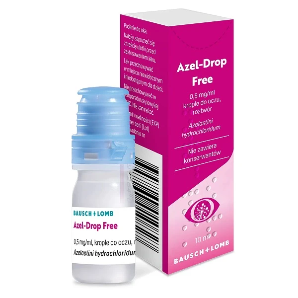 Azel-Drop Free 0,5mg/ml, krople do oczu, 10ml
