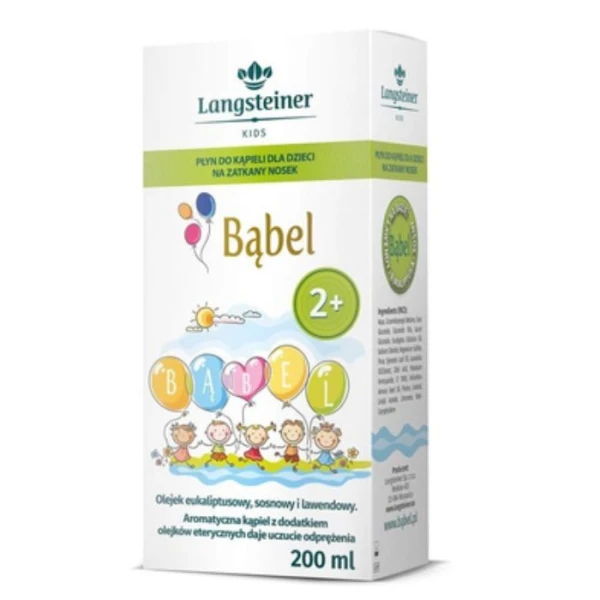 Bąbel, płyn do kąpieli dla dzieci na zatkany nosek, 200ml