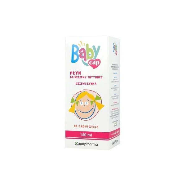 BabyCap, płyn do higieny intymnej dla dziewczynek, od 2 roku życia, 150ml