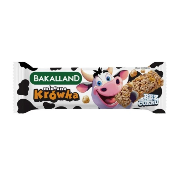Bakalland BA! Kids, baton dla dzieci, kakao i mleko, 25g