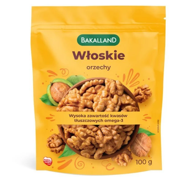 Bakalland, orzechy włoskie, 100g
