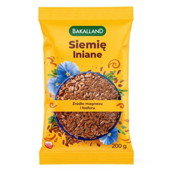 Bakalland, siemię lniane, 200g