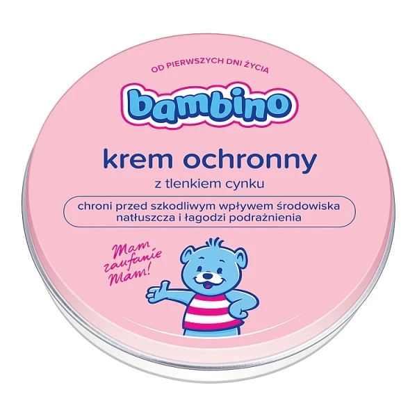 Bambino, krem ochronny z tlenkiem cynku, od urodzenia, 75ml