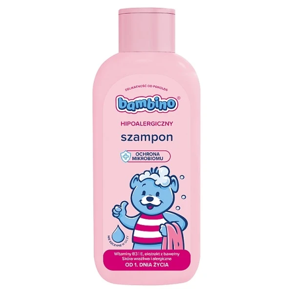 Bambino, szampon hipoalergiczny, od 1 dnia życia, 400ml
