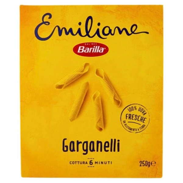 Barilla Emiliane, włoski makaron jajeczny, Garganelli, 250g