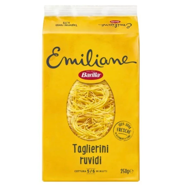 Barilla Emiliane, włoski makaron jajeczny, Taglierini ruvidi, 250g