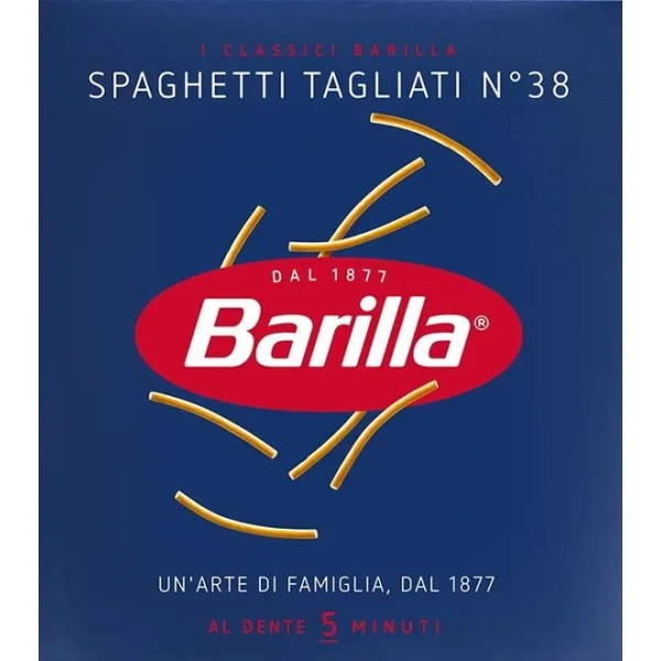 Barilla, włoski makaron, Spaghetti Tagliati N°38, 500g