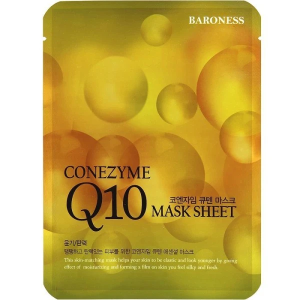 Baroness, maska w płachcie z koenzymem Q10, 21g