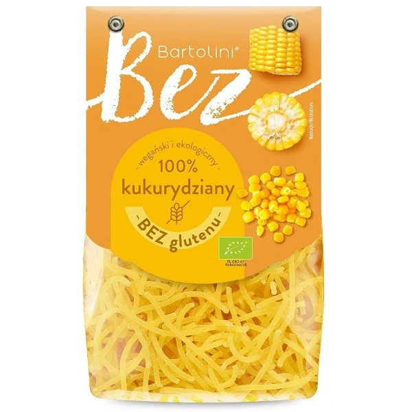 Bartolini, makaron kukurydziany, krajanka, bezglutenowy, 250g
