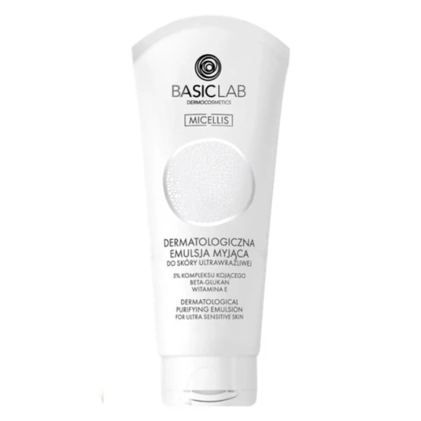 BasicLab Micellis, dermatologiczna emulsja myjąca do skóry ultrawrażliwej, 100ml