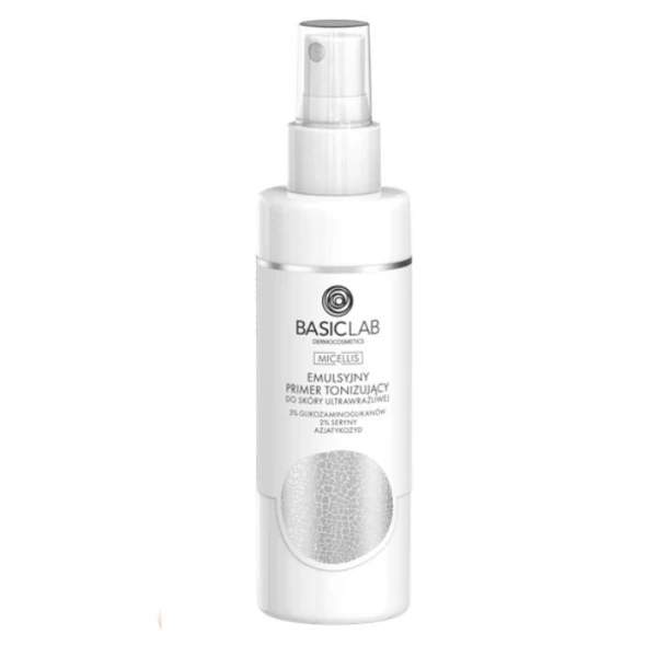 BasicLab Micellis, emulsyjny primer tonizujący do skóry ultrawrażliwej, 150ml