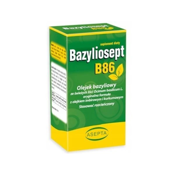 Bazyliosept B86, olejek bazyliowy, krople, 10ml