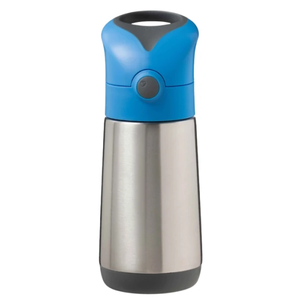B.Box, bidon termiczny, Blue Slate, niebiesko-szary, po 12 miesiącu, 350ml