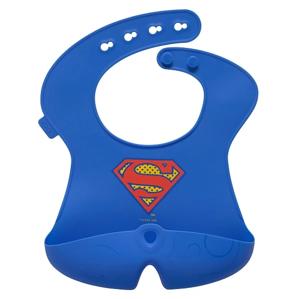 B.Box, śliniak z otwartą kieszonką, Superman, po 4 miesiącu, 1 sztuka
