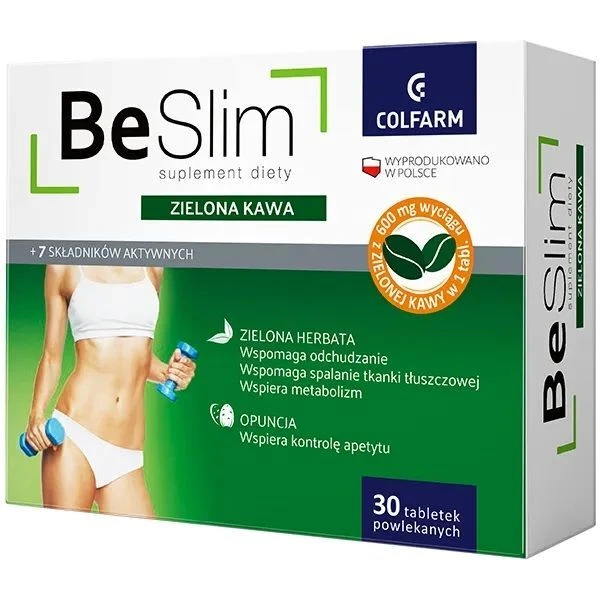 Be Slim Zielona Kawa, 30 tabletek