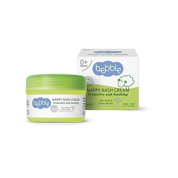 Bebble, krem przeciw pieluszkowemu zapaleniu skóry, od urodzenia, 60ml