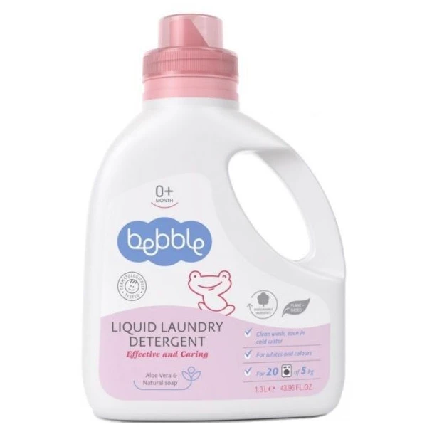 Bebble, płyn do prania dla dzieci, od urodzenia, 1,3l