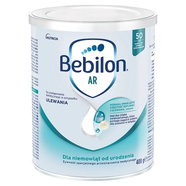 Bebilon AR ProExpert, proszek, dla niemowląt z tendencją do ulewań, od urodzenia, 400g