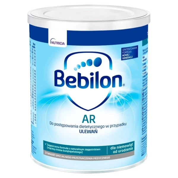 Bebilon AR ProExpert, proszek, dla niemowląt z tendencją do ulewań, od urodzenia, 400g