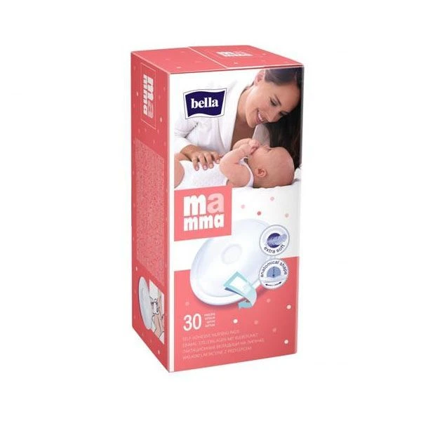Bella Mamma, wkładki laktacyjne z przylepcem, 30 sztuk