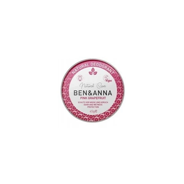 Ben&Anna, dezodorant w kremie, Pink Grapefruit, 45g