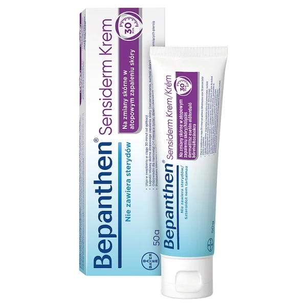 Bepanthen Sensiderm, krem do skóry atopowej i z egzemą, 50g