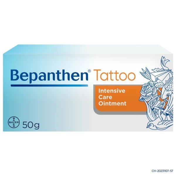Bepanthen Tattoo, maść zapewniająca ochronę wytatuowanej skóry, 50g