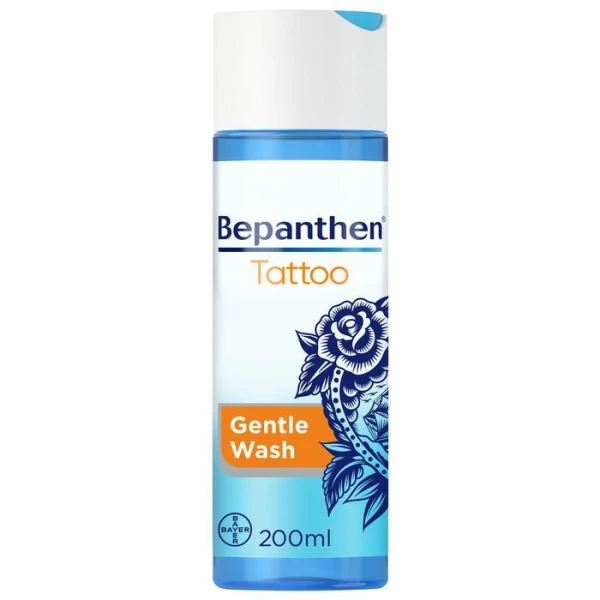 Bepanthen Tattoo, żel do mycia wytatuowanej skóry, 200ml